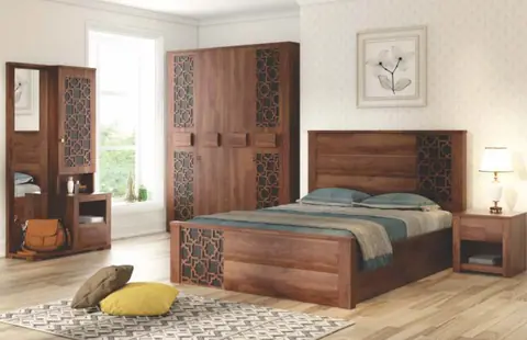 Spacewood Artisan Bedroom Set