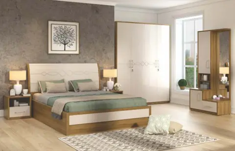 Spacewood Pearl Bedroom Set