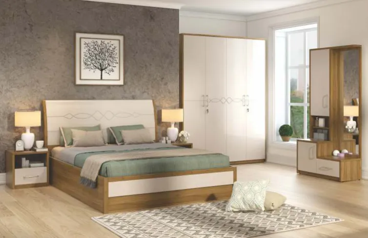 Spacewood Pearl Bedroom Set